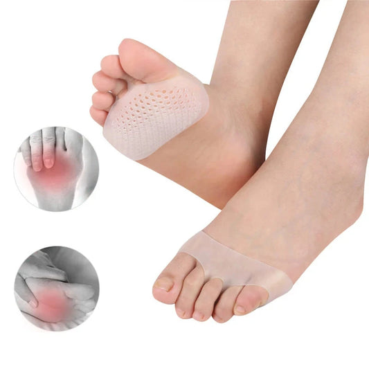 2/4Pcs Ball of Foot Cushions Soft Gel Metatarsal Pads Silicone