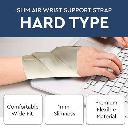 Ultra Thin Wrist Brace - Sport Slim Carpal Tunnel Support for Men Women, Adjustable, Lightweight, Breathable and Skin Friendly