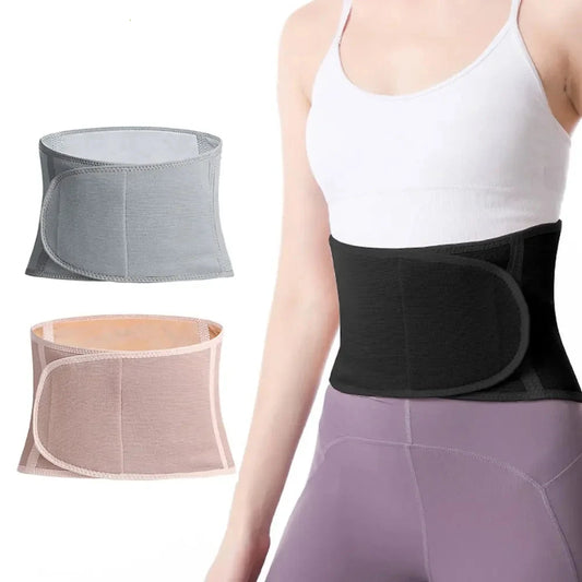 Unisex Winter Thicken Plush Lumbar Support Belt Waist Warmer Premium Kidney Binder Back Brace Stomach Wrap Abdominal Protector