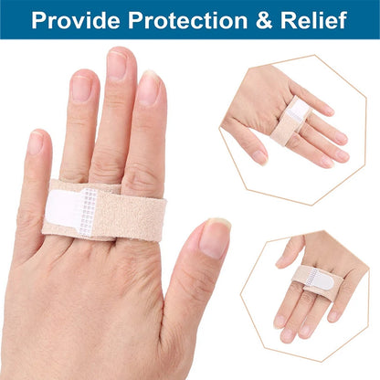 1/2/5Pcs Hammer Toe Straightener Toe Splint Wraps Bandages for Broken Crooked Overlapped and Hammertoes Foot Care Tool