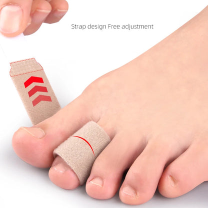 Hammer Toe Straightener Toe Wraps Toe Cushions Bandages for Bent Crooked Curled and Overlapping Toes