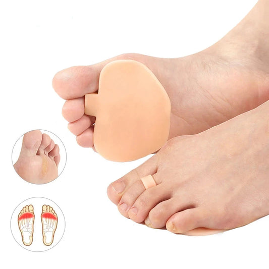 2Pcs/Pair Gel Forefoot Pad Ball of Foot Cushions Metatarsal Pads Shoes Insole for Pain Relief Foot Care Protector