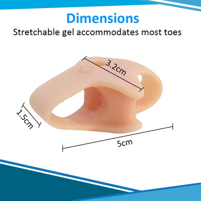 2Pcs Gel Bunion Correctors Toe Separator Spacers