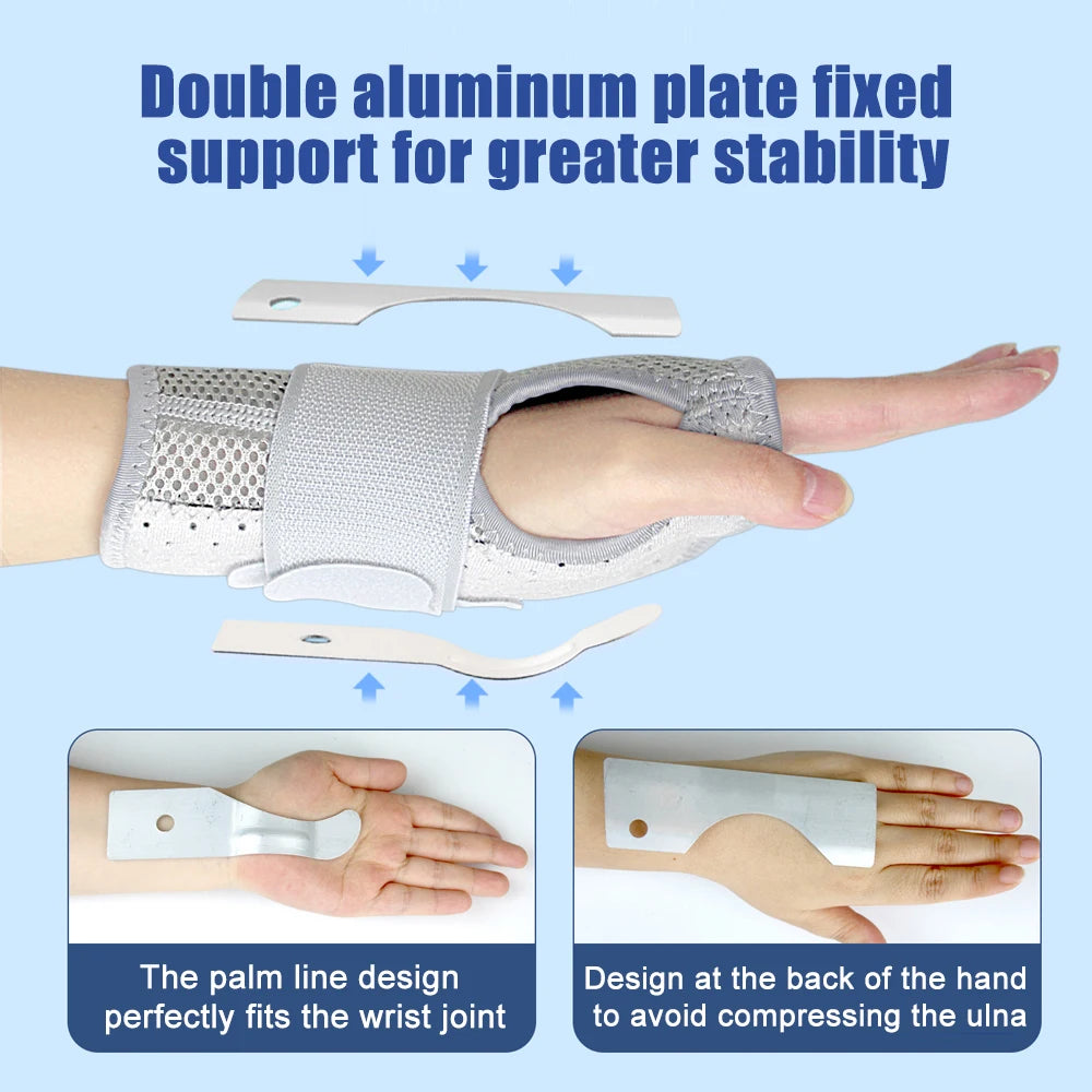 1Pcs Wrist Brace for Carpal Tunnel Relief Night Support, Adjustable Splint Right Left Hands Tendonitis, Arthritis Sprains