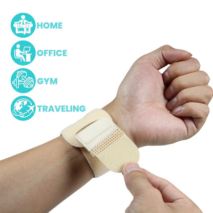 1Pcs Black Adjustable Wrist Brace for TFCC Tears, For Left and Right Wrists, Support for Weight Bearing Strain, Exercise