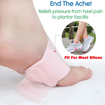 2Pcs Arch Support Sleeve for Plantar Fasciitis Flat Foot Fallen Arches