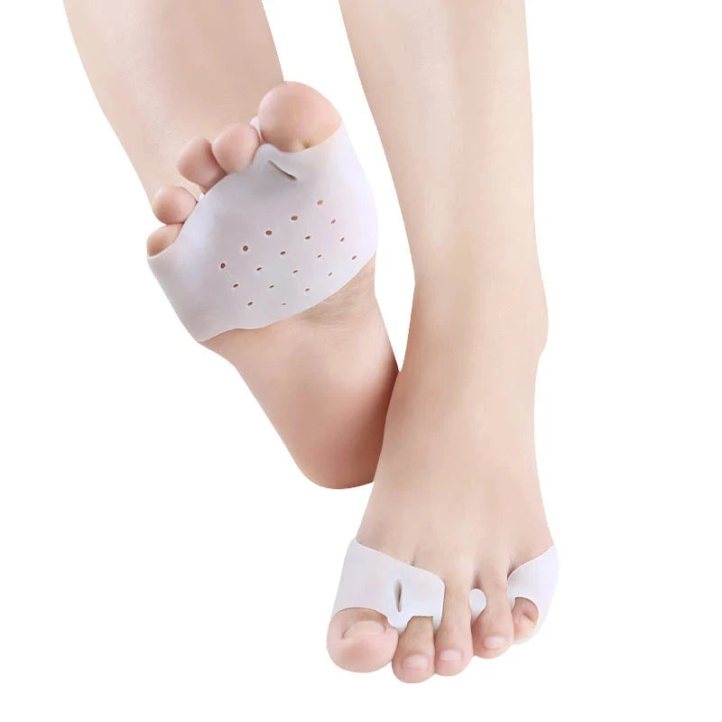 Forefoot Pads Gel  Spreader Bunion Corns Overlapping Toe Separator Foot Cushions