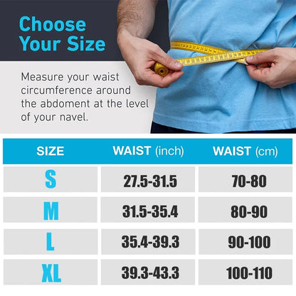 Ostomy Hernia Belt, Stoma Support Ostomy Hernia Belt for Colostomy Bag Abdominal Binder Lower-Waist Support Belt for Men & Women