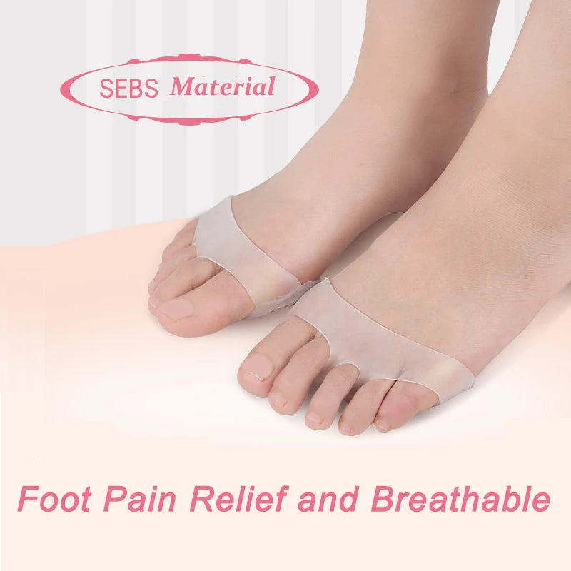 2/4Pcs Ball of Foot Cushions Soft Gel Metatarsal Pads Silicone