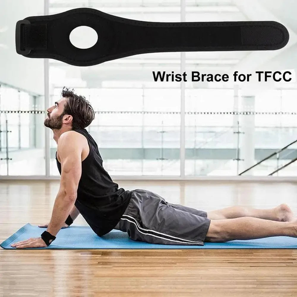 1Pcs Wrist Brace for TFCC Tears, Wrist Band with Ring Pad for Ulnar Sided Wrist Pain, Support Repetitive Wrist Use Injury