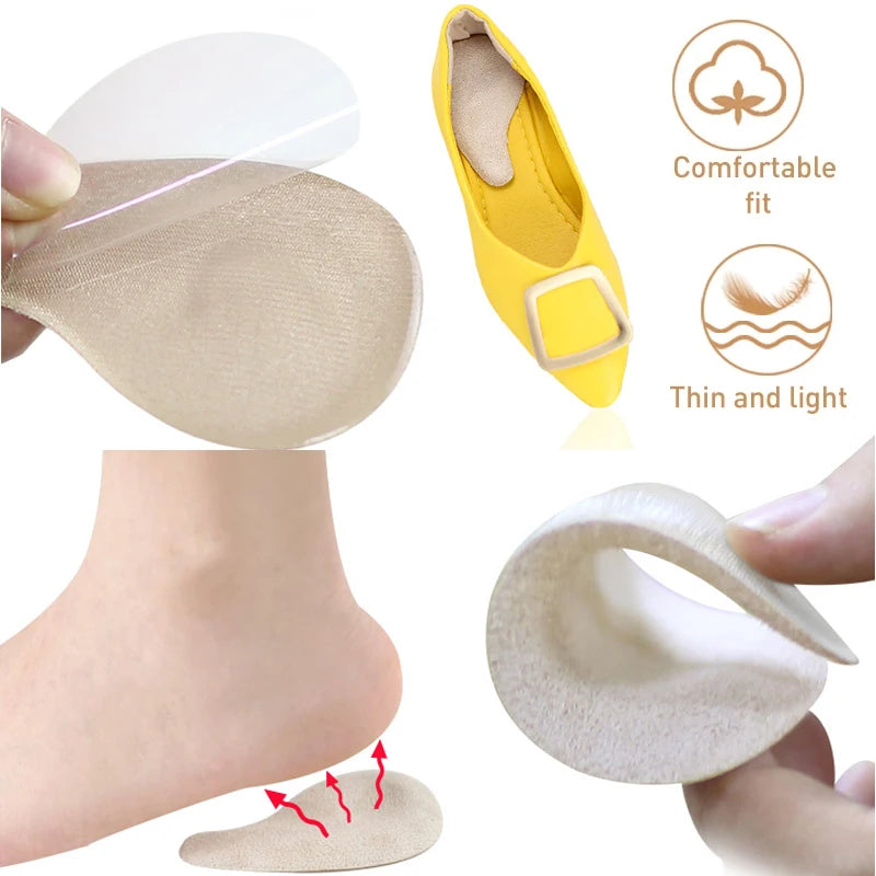 1Pair Supination Insoles Over-Pronation Inserts Heel Insoles for Foot Alignment Knee Pain Bow Legs and Osteoarthritis