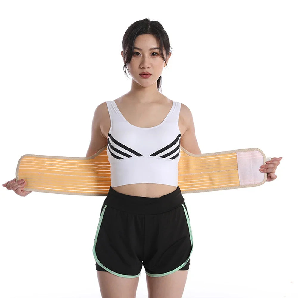 Adjustable Back Brace, Lumbar Support Belt for Men & Women Lower Back Pain Relief, Breathable Waist Wrap for Lifting, Sciatica