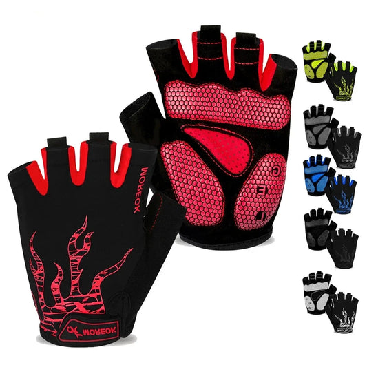 1Pair Cycling Gloves Bike Gloves, Half Finger Road Bike MTB Bicycle Gloves for Cycling/Workout/Motorcycle/Gym/Training/Outdoor