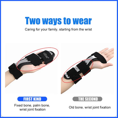 Wrist Hand Palm Brace Support with Metal Splint Stabilizer for Tendonitis, Arthritis, Sprains Strains, Carpal Tunnel Syndrome