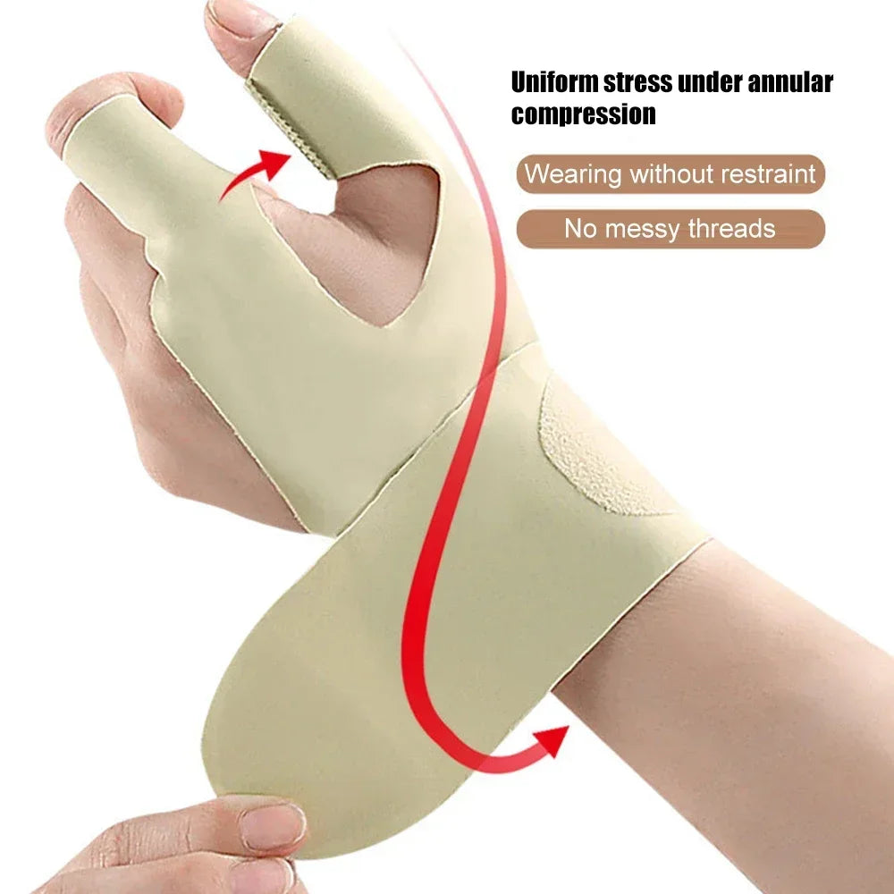 1Pcs Wrist Support Finger Guard Pinky Splint Adjustable Fixation Brace for Carpal Tunnel Arthritis Tendonitis Pressure