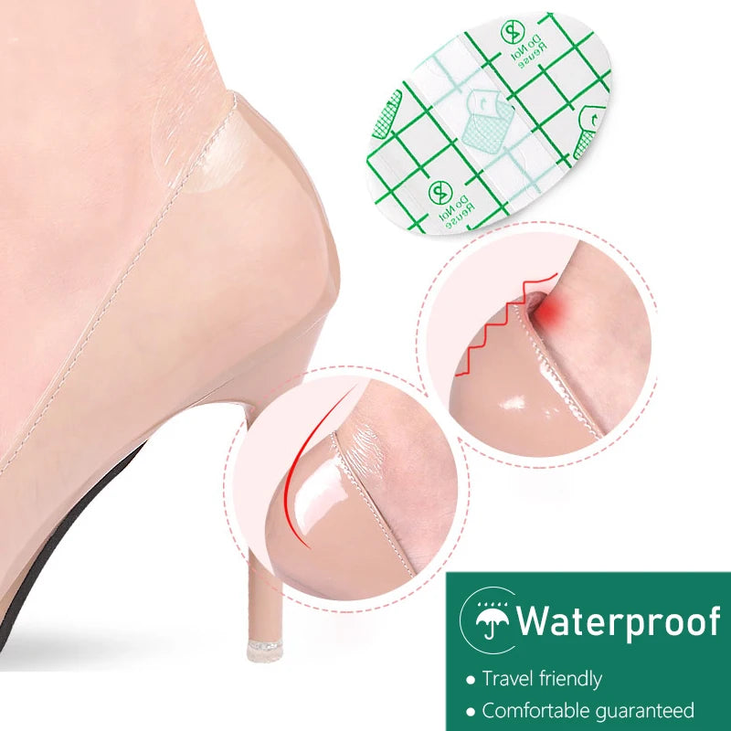 10/20/50/100Pcs Waterproof Ultra-Thin Self-Adhesive Heel Anti-Wear Sticker Heel Protecor Foot Care Pads