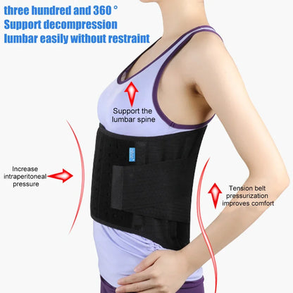 Lumbar Support Belt, Lower Back Braces for Back Pain Relief - Waist Back Brace for Herniated Disc,Sciatica,Scoliosis