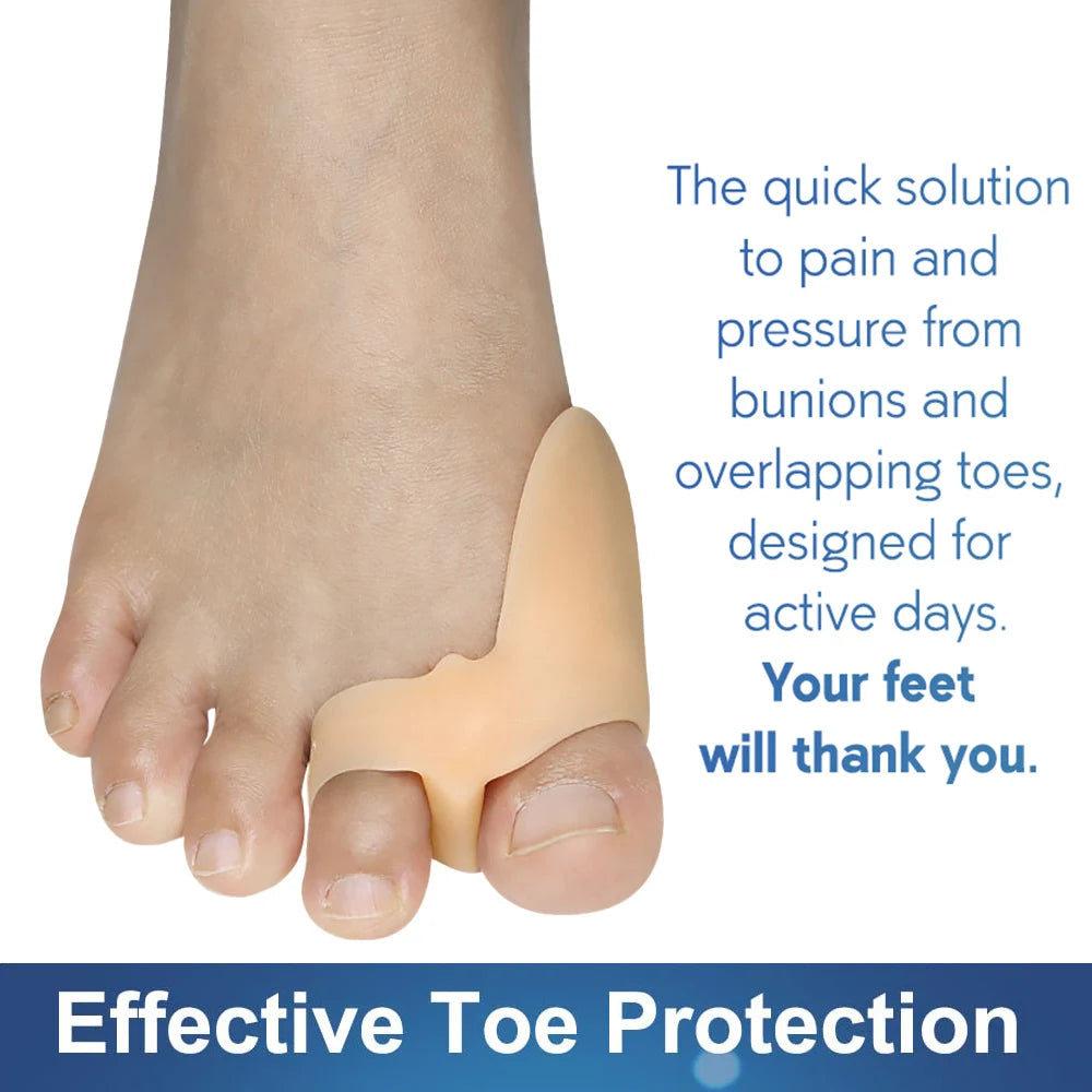 2Pcs Gel Upgraded Bunion Cushions Protectors, Bunion Pad