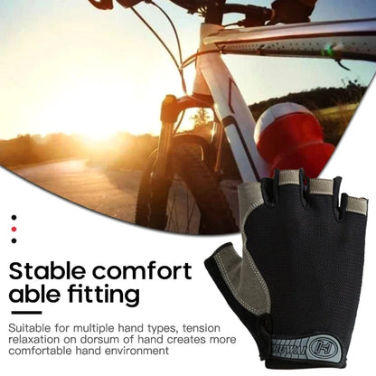 Cycling Gloves for Men/Women Anti Slip Shock Absorbing Biking Gloves Half Finger Gel Pad Bicycle Gloves Breathable Bike Glove