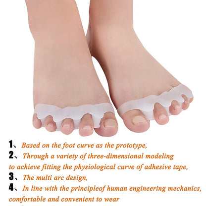 2/4/8Pcs Gel Toe Separators, Corrector  Restore Toes